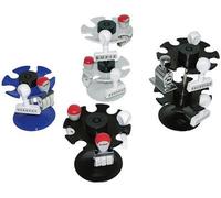 Wedo Porte-Timbres 12 Places, Rond, 2 ¿Tages, Noir