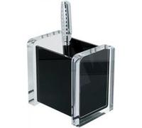 WEDO pot à crayons en "acrylique" , transparent/noir G