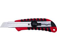WEDO Profi Cutter Lame : 18 mm incl. 2 lames de rechange rouge / noir