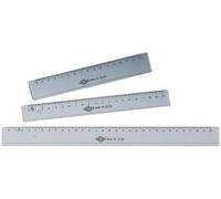 Wedo Regle Plate, 300 Mm, En Plastique, Transparente