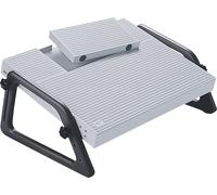 WEDO Repose-pieds gris clair, RAL 7035 B490xP350xH210 mm ajustage de la H. en continu Quantité:1