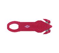 Wedo Safety 78864 Coupe-Film Basic pour Emballage Comme les Films, Cartons, Cerclage, Certifié Tüv/Gs Ultra Léger (17 G) Rouge