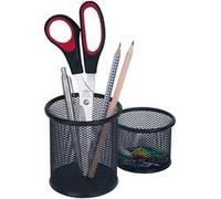 WEDO Set de pot à crayon Office, argent, en fil de fer G