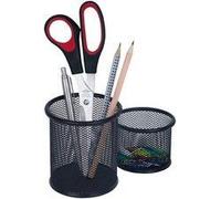 Wedo Set De Pots A Crayons Office, Noir, En Fil De Fer