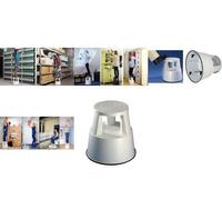 Wedo Tabouret Marche Pied En Plastique, Bleu / Ral 5002