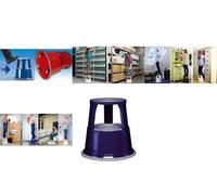 Wedo Tabouret Marchepied En Métal, Bleu / Ral 5002