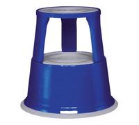 WEDO Tabouret roulant acier bleu clair H. avec/sans charge 430/440 mm D. haut 295 mm D. bas 435 mm Quantité:1