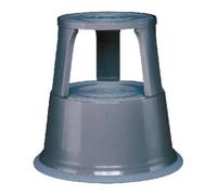 WEDO Tabouret roulant acier bleu-gris H. avec/sans charge 430/440 mm D. dessus 295 mm D. dessous 435 mm Quantité:1