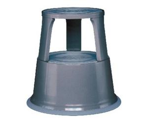 WEDO Tabouret roulant acier bleu-gris H. avec/sans charge 430/440 mm D. dessus 295 mm D. dessous 435 mm Quantité:1