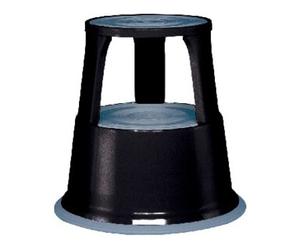 WEDO Tabouret roulant acier feuille gris clair H. avec/sans charge 430/440mm D. dessus 295mm D. dessous 435mm Quantité:1