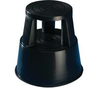 WEDO Tabouret roulant plastique noir hauteur avec/sans charge 425/430 mm D. s...