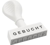 Tampon texte WEDO "BOUCHT" Largeur d'empreinte : 45 mm