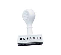 WEDO Tampon texte fixe BEZAHLT désencré 45 mm de large