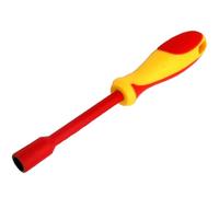 WEDO tournevis à douilles Electricien Isolée,VDE 1000 volt,Clé à douille Taille 13mm,Fabriqué en Acier (Chrome Vanadium),tournevis à douilles pour vis à tête hexagonale,certifiées GS