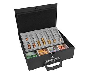 Wedo Universa 150100801 Caisse à monnaie 355 x 275 x 100 mm Noir