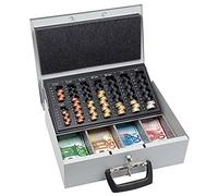 Wedo Caisse à monnaie 1554465 - 355 x 100 x 275 mm - gris clair