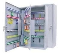 wedo armoire à clés pour 150 clés, dix barettes, gris clair noir