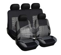 WEDSLK Housse de Siège Voiture pour Lotus Europa, Housse de Protection Siège Voiture, Ensemble de Housses Siège Avant et Arrière,5 Seats-Grey