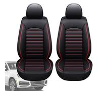 WEDSLK Housse de Siège Voiture pour Skoda Fabia Monte Carlo AB, Housse de Sieges Auto pour Conducteur et Passager, Accessoire de Siège Auto, Black and Red
