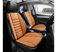 WEDSLK Protecteur de Coussin de siège de Voiture pour BYD Seal, Mousse Mémoire Chaise Confortable Antidérapant Tapis Couverture Siège,D/Orange