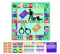 Weduspaty Jeux de société pour Les Couples, Couples de Jeux pour datte Papier drôle Couple Adulte Night Board avec pour Les Clubs Nuit à Domicile, Anniversaire, Saint-Valentin