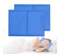 Weduspaty Tapis de Refroidissement pour lit Humain, Lot de 2 Coussins de Gel rafraîchissant réutilisables Coussinets de Gel Multi-usages Coussins d'oreiller Cool lavables Pliables pour l'été