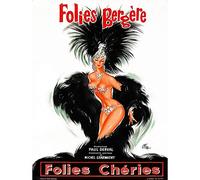 Wee Blue Coo Advert Theatre Cabaret Folies Bergere Showgirl Feather France Wall Art Print Mur Décor 30 x 41 cm