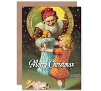 Wee Blue Coo CARD CHRISTMAS XMAS MERRY SANTA CLAUS GIFT PRESENT GIFT