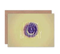 Wee Blue Coo Carte de Voeux Happy Birthday Little Planet Swirl