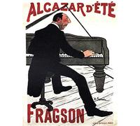 Wee Blue Coo Cultural Music Fragson Piano Music Hall Summer Paris France Retro Wall Art Print Mur Décor 30 x 41 cm