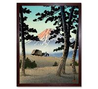 Wee Blue Coo Cultural Nature Landscape Japan Fuji Kawase Hasui Wall Art Print Mur Encadré Décor 30 x 41 cm