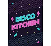 Wee Blue Coo Disco Kitchen 80s Large Art Print Poster Wall Decor Cuisine Grand Art Affiche Mur Déco