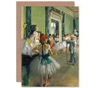 Wee Blue Coo EDGAR DEGAS BALLET CLASS BIRTHDAY GIFT BLANK GREETINGS CARD