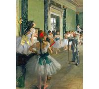 Wee Blue Coo Edgar Degas Ballet Class Old Master Painting Wall Art Print Mur Décor 30 x 41 cm