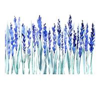 Wee Blue Coo Flowers Lavender Watercolour Unframed Art Print Poster Wall Decor 12x16 inch Fleurs Aquarelle Affiche Mur Déco