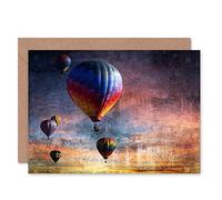 Wee Blue Coo GREETINGS CARD PAINTING DIGITAL PHOTO HARRY BALLOON FEST FOR FUN