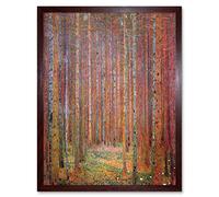 Wee Blue Coo Gustav Klimt Tannenwald I Old Master Painting Wall Art Print Mur Encadré Décor 30 x 41 cm