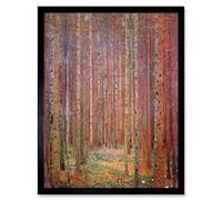 Wee Blue Coo Gustav Klimt Tannenwald I Old Master Painting Wall Art Print Mur Encadré Décor 30 x 41 cm