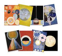 Wee Blue Coo Hilma AF Klint Modern Abstract Painting Symbols Wall Art Print Poster Home Decor Premium Pack of 8 Abstrait La Peinture Mur Affiche Accueil Déco