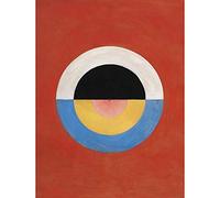 Wee Blue Coo Hilma AF Klint Svanen Abstract Circles Painting Wall Art Print Mur Décor 30 x 41 cm