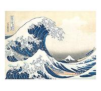 Wee Blue Coo Hokusai Great Wave Off Kanagawa Unframed Wall Art Print Poster Home Decor Premium Génial Mur Affiche Accueil Déco