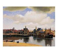 Wee Blue Coo Johannes Vermeer View of Delft Old Master Painting Art Wall Art Print Mur Décor 30 x 41 cm
