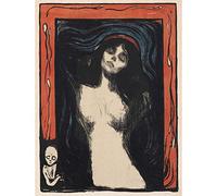 Wee Blue Coo LTD Painting Edvard Munch Madonna 2 12 X 16 inch Art Print Poster Picture Peindre La publicité Impression d'art Affiche Image