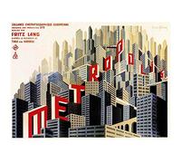 Wee Blue Coo Movie Film Metropolis Sci FI Drama Class Study City Wall Art Print Mur Décor 30 x 41 cm