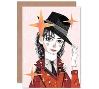 Wee Blue Coo Musical Icon Prince Of Pop Greeting Card With Envelope Inside Premium Quality