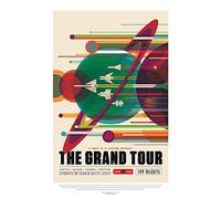 Wee Blue Coo NASA Space Exploration Travel Advert Grand Tour Wall Art Print Mur Décor 30 x 41 cm