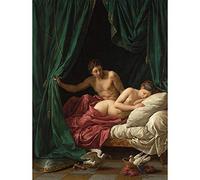 Wee Blue Coo Painting Allegory Roman Lagrenee Peace Mars Venus Wall Art Print Mur Décor 30 x 41 cm