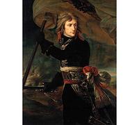 Wee Blue Coo Painting Portrait Gros Napoleon Bonaparte Arcole Bridge Wall Art Print Mur Décor 30 x 41 cm