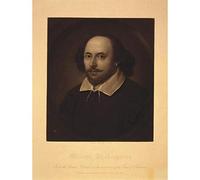 Wee Blue Coo Paintings Portrait William Shakespeare Elizabethan Playwright Wall Art Print Mur Décor 30 x 41 cm