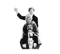 Wee Blue Coo Photo Black White HARPO Groucho Marx Brothers Art Framed Art Print Picture & Mount Mount F12X836